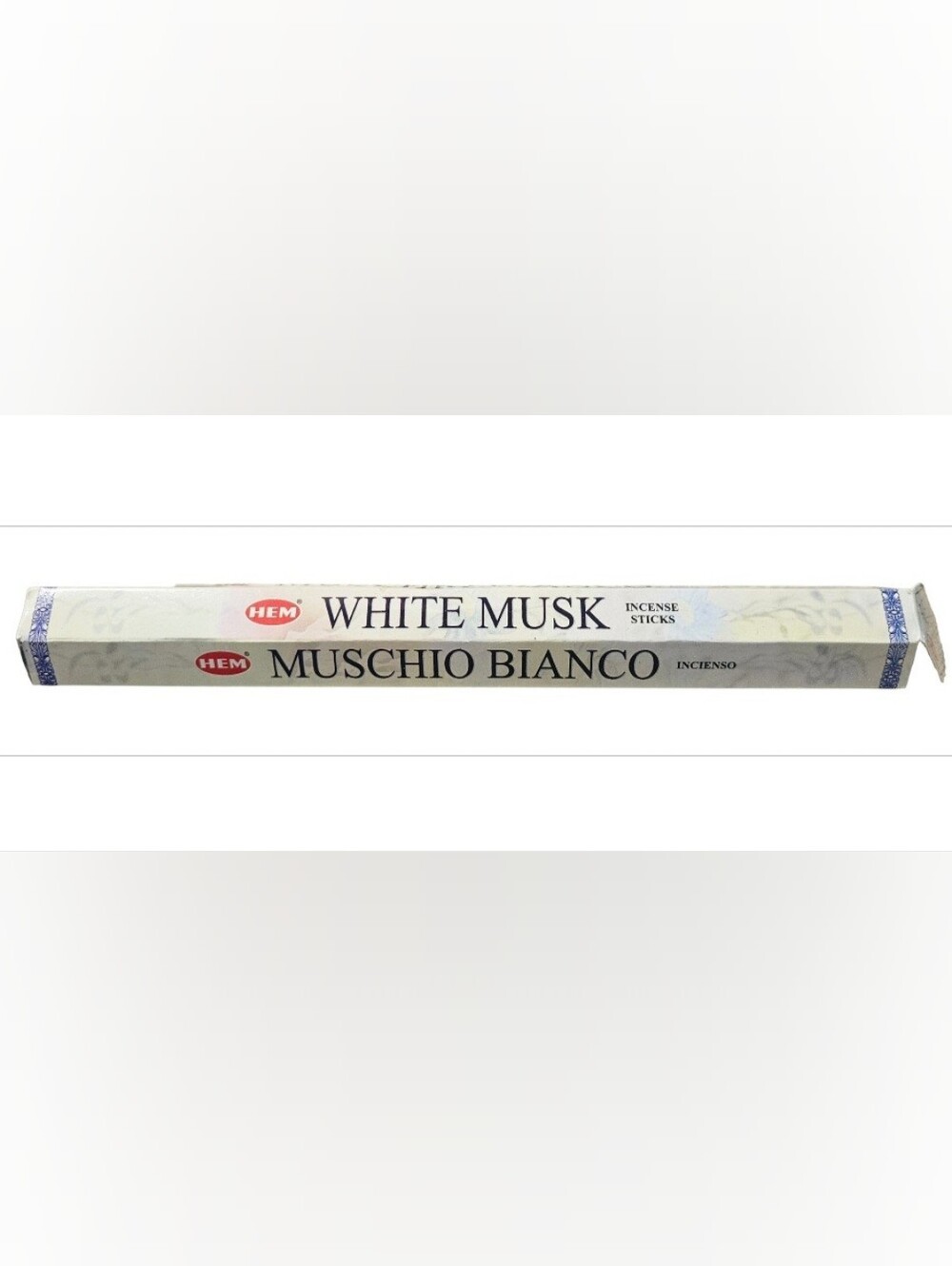 Hem White Musk Incense Sticks Six-pack (~20 Sticks Per Pack) Box